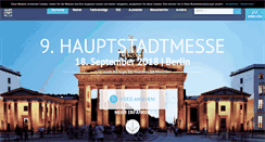Desktop Screenshot of hauptstadtmesse.de